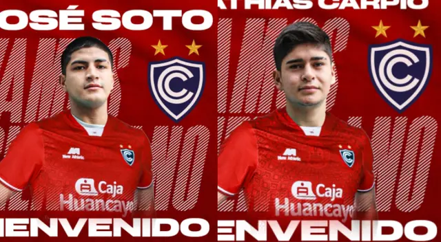 Carpio y Soto se desligaron de Universitario y son nuevos refuerzos del Cienciano