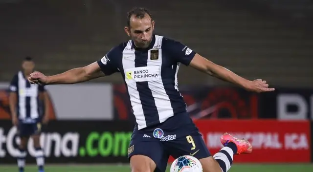 Hernán Barcos ha marcado hasta el momento cuatro goles con Alianza en este 2021.