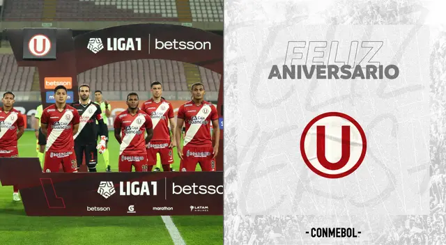 Conmebol: "¡Felices 97 años al Club Universitario de Deportes"