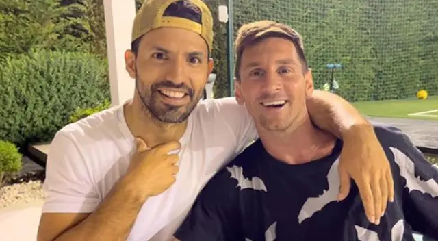 Sergio Agüero se despidió de Lionel Messi Sergio Agüero se despidió de Lionel Messi