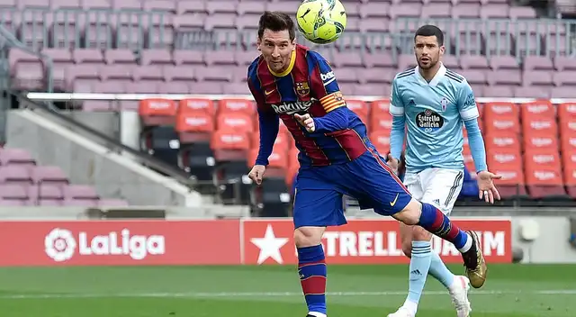 Lionel Messi jugó ante Celta de Vigo su último partido en La Liga