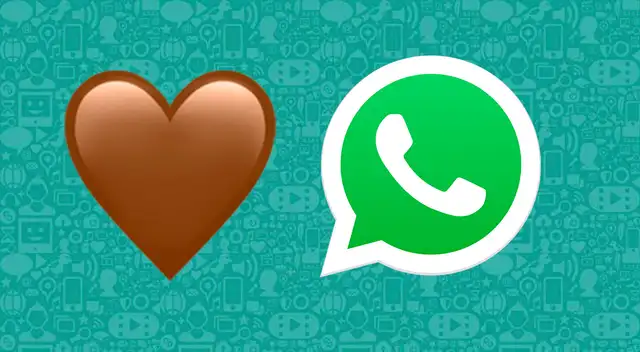 Conoce el significado del corazón marrón en WhatsApp.