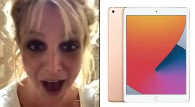 Britney Spears emocionada por comprase su primera tablet Britney Spears emocionada por comprase su primera tablet