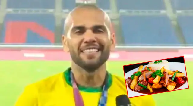 Dani Alves confiesa su gusto por los platillos peruanos.