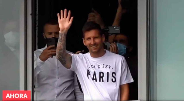 Lionel Messi ya está en Paris   