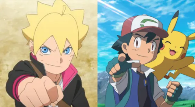Boruto aparece en una batalla Pokémon