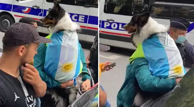 Perrito se sumó al multitudinario recibimiento de Messi al PSG Perrito se sumó al multitudinario recibimiento de Messi al PSG