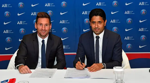 Lionel Messi firma contrato con el PSG Lionel Messi firma contrato con el PSG