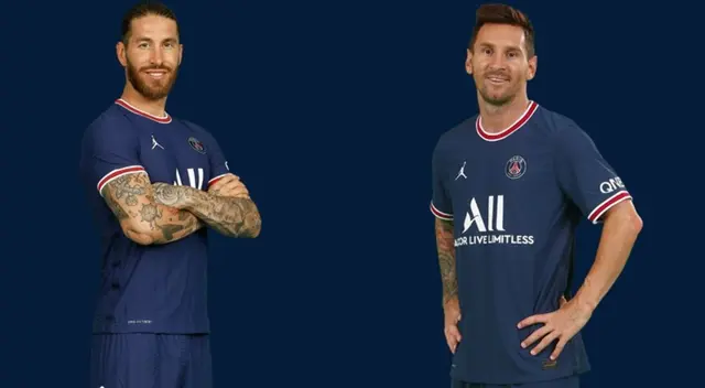 Sergio Ramos y Lionel Messi posan juntos por primera vez en PSG Sergio Ramos y Lionel Messi posan juntos por primera vez en PSG
