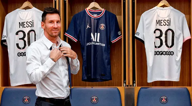 Conferencia de prensa de Lionel Messi tras fichar por el PSG. Conferencia de prensa de Lionel Messi tras fichar por el PSG.