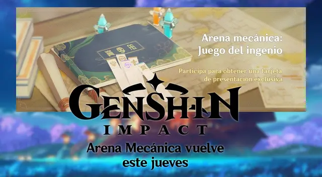 Genshin Impact: Arena Mecánica regresará esta semana Genshin Impact: Arena Mecánica regresará esta semana
