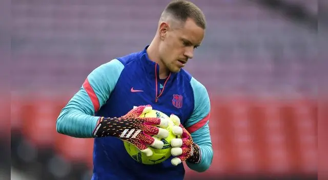 Ter Stegen podría jugar en la tercera fecha de la Liga española. Foto: AFP/Pau Barrena