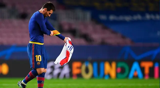 Lionel Messi en el Camp Nou cuando todavía era jugador del Barcelona