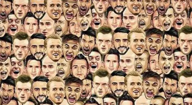 Encuentra a Cristiano Ronaldo dentro del tumulto de jugadores