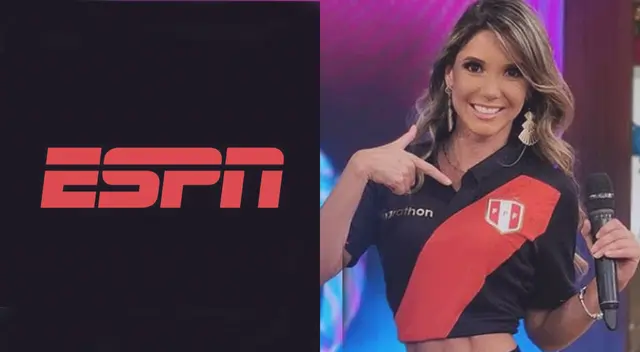 Alexandra Horler se junto a la mesa de conducción del programa deportivo.