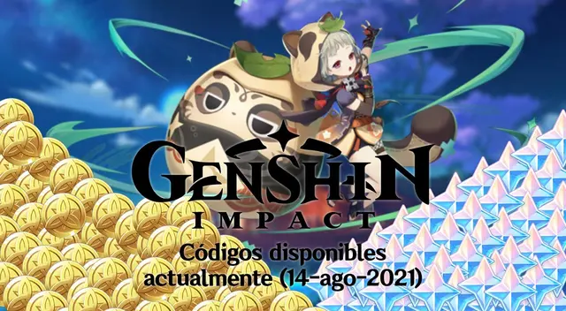 Genshin Impact: códigos vigentes - 14 de agosto 2021