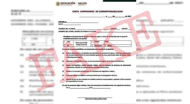 SEP alerta sobre falsa carta compromiso