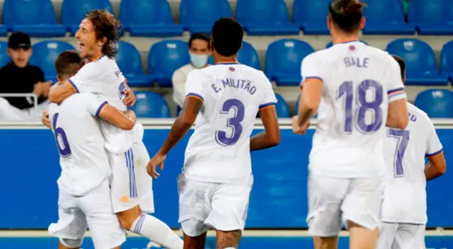Real Madrid derrotó al Alavés por LaLiga de España Real Madrid derrotó al Alavés por LaLiga de España