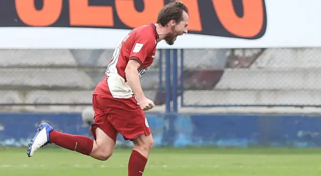 Hernán Novick es el segundo goleador de la Liga 1 con ocho tantos.