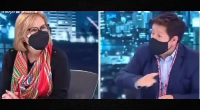 Guido Bellido encara a Monica Delta: