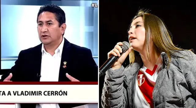 Vanya Tahis reconoció a Vladimir Cerrón a través e sus redes sociales.