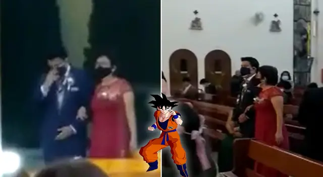 Novio ingresa a iglesia con la canción "Mi corazón encantado" y es viral en Facebook Novio ingresa a iglesia con la canción "Mi corazón encantado" y es viral en Facebook