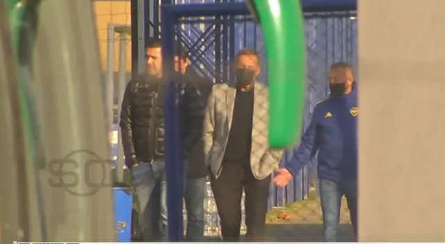 Miguel Ángel Russo y Juan Román Riquelme en el club Boca Juniors Miguel Ángel Russo y Juan Román Riquelme en el club Boca Juniors