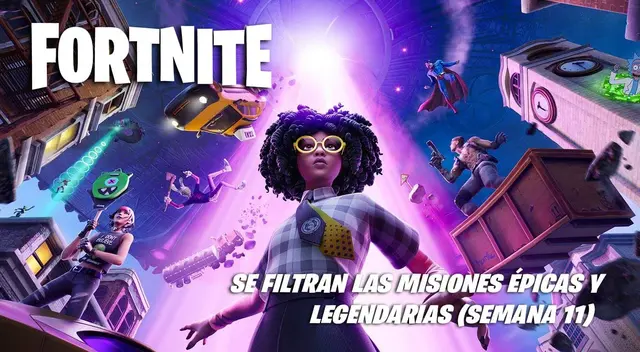 Fortnite: se filtran las misiones épicas y legendarias - Semana 11 Fortnite: se filtran las misiones épicas y legendarias - Semana 11