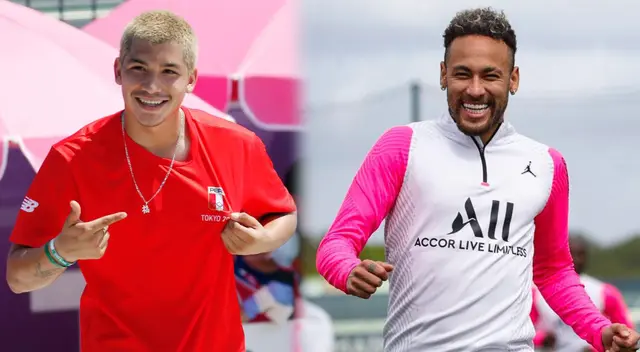 Angelo Caro y Neymar se encontraron en un evento de París