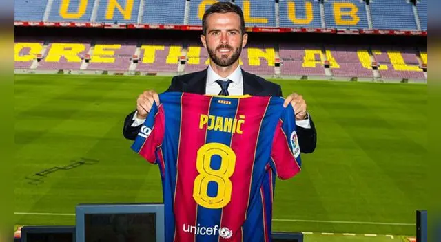 Miralem Pjanic llegó al Barcelona procedente de la Juventus. Foto: Prensa Barcelona