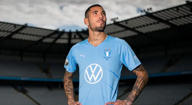 Sergio Peña no jugará con Malmo el duelo ante Ludogorets por Champions League