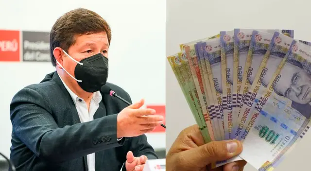 Guido Bellido confirmó la entrega del bono 700