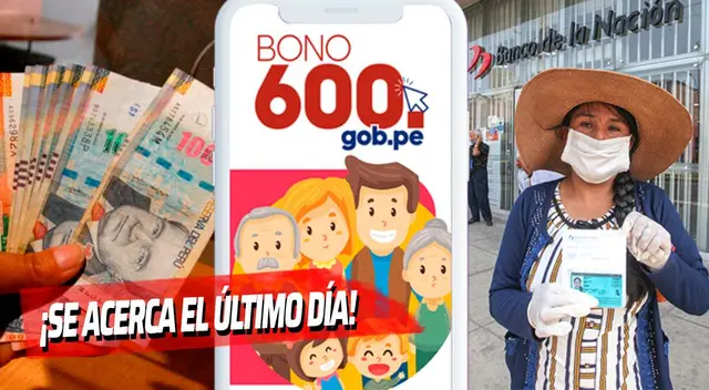Detalles sobre el cobro del Bono 600
