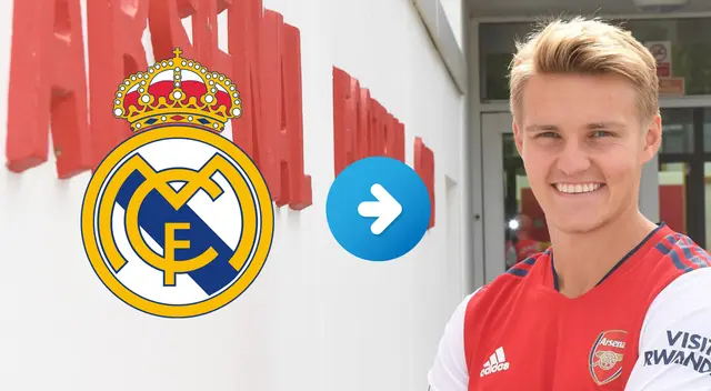 Real Madrid venció a Martin Odegaard al Arsenal Real Madrid venció a Martin Odegaard al Arsenal