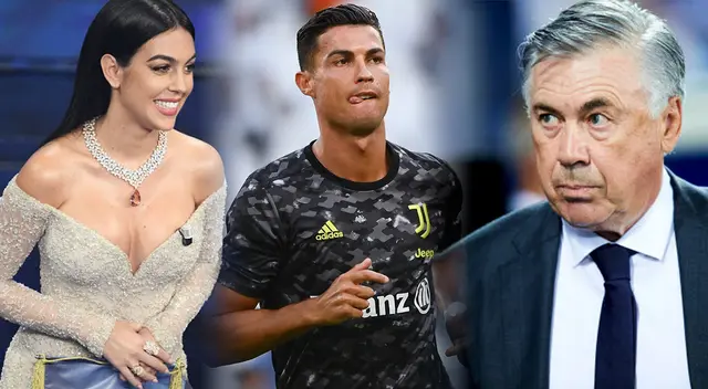 Cristiano Ronaldo es defendido por Georgina Rodríguez ante Carlo Ancelotti