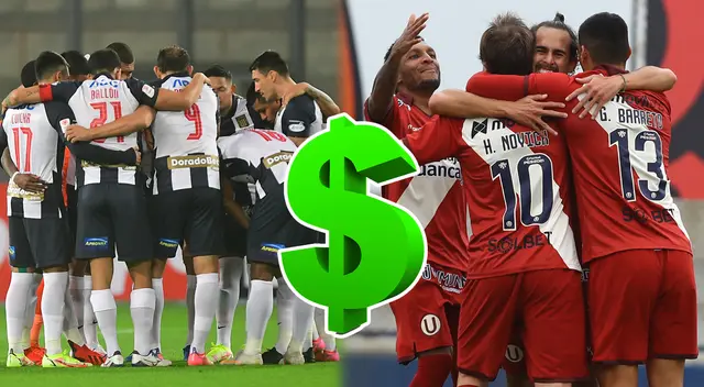 Valor de mercado entre Alianza Lima y Universitario durante este 2021 Valor de mercado entre Alianza Lima y Universitario durante este 2021