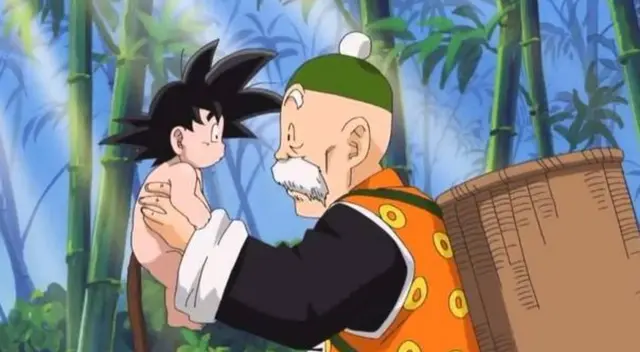 Dragon Ball: El maestro Roshi le cuenta a Goku como llegó a la tierra