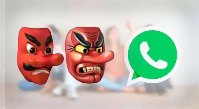 WhatsApp: ¿Qué significado tienen los emojis de máscara roja o rostro de diablo?