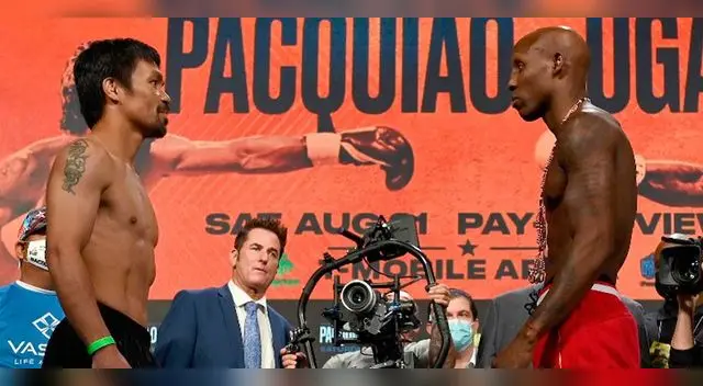 Manny Pacquiao vs. Yordelis Ugás chocaron guantes en Las Vegas