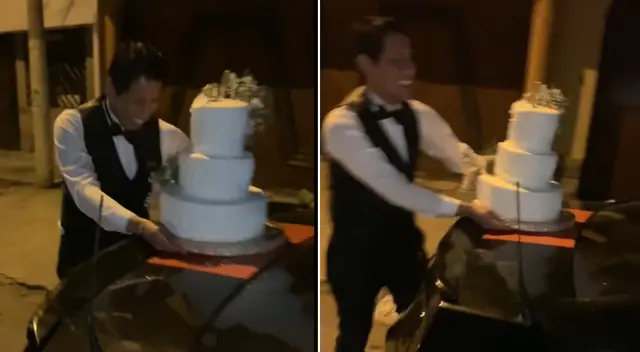 Los invitados se llevaron el pastel y el mozo de la fiesta para seguir con los festejos Los invitados se llevaron el pastel y el mozo de la fiesta para seguir con los festejos