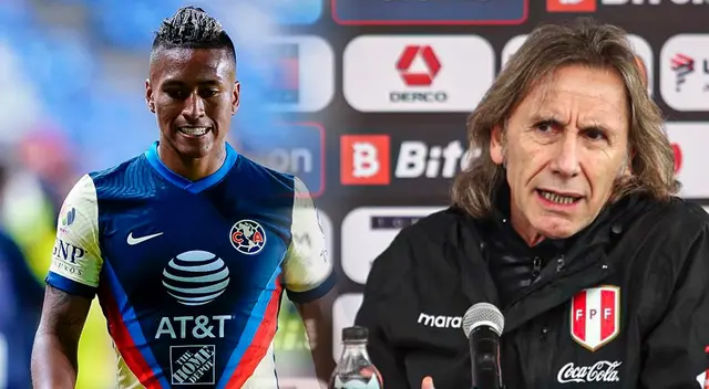 Pedro Aquino y Ricardo Gareca Eliminatorias Qatar 2022