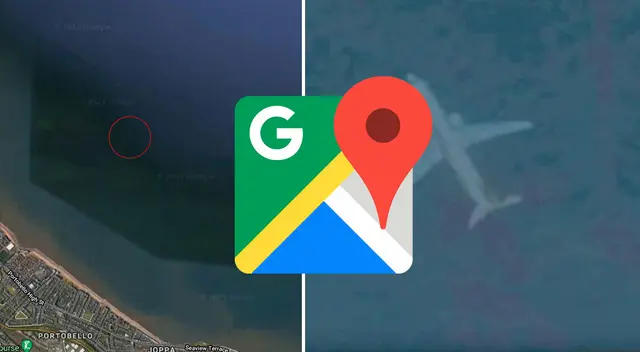 Google Maps: Descubren un aparente avión sumergido en el Mar del Norte, Escocia