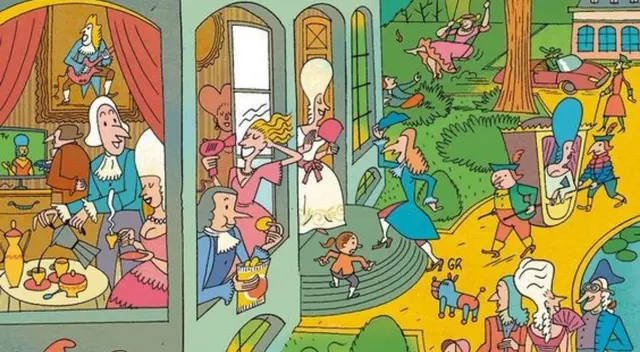 Reto visual: encuentra los objetos que no pertenecen a la época de la imagen Reto visual: encuentra los objetos que no pertenecen a la época de la imagen