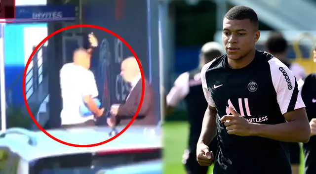 Kylian Mbappé llegó a los entrenamientos del PSG luego de la oferta del Real Madrid Kylian Mbappé llegó a los entrenamientos del PSG luego de la oferta del Real Madrid