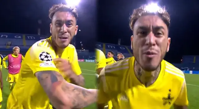 Gustavo Dulanto y la eufórica celebración tras llegar a la fase de grupos de Champions League Gustavo Dulanto y la eufórica celebración tras llegar a la fase de grupos de Champions League