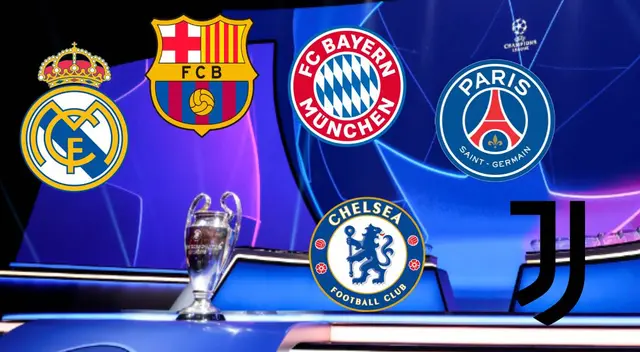 Los favoritos para ganar la Champions League. Los favoritos para ganar la Champions League.