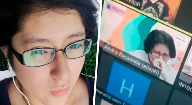 Andra Escamilla explica su reacción en una sesión de zoom