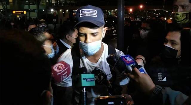 Wilder Cartagena dio declaraciones tras su llegada a Lima para integrarse a la Bicolor