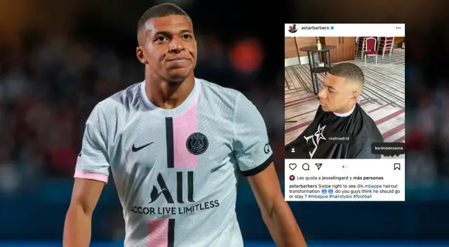 Kylian Mbappé se llevó una gran sorpresa cuando fue por un corte de cabello.