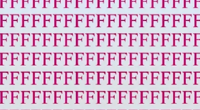 Reto visual: Encuentra la letra 'E' en la imagen ¡Tienes 20 segundos!